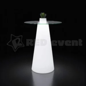 Аренда светящегося стола Peak 120 с LED подсветкой для мероприятий, вечеринок и ивентов