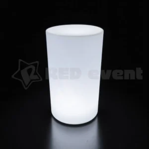 Аренда светящегося стола Cylinder с LED подсветкой для мероприятий, вечеринок и ивентов